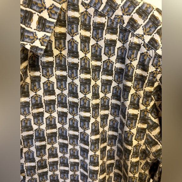 Dolce & Gabbana Gold Men’s Long Sleeve Button Down Size 42/16.5/L - Picture 2 of 10